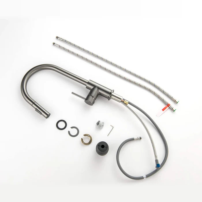 Casa Fixtures - Kitchen Faucet - Halo Single Handle Pull Down Kitchen Faucet (CKF-2013)