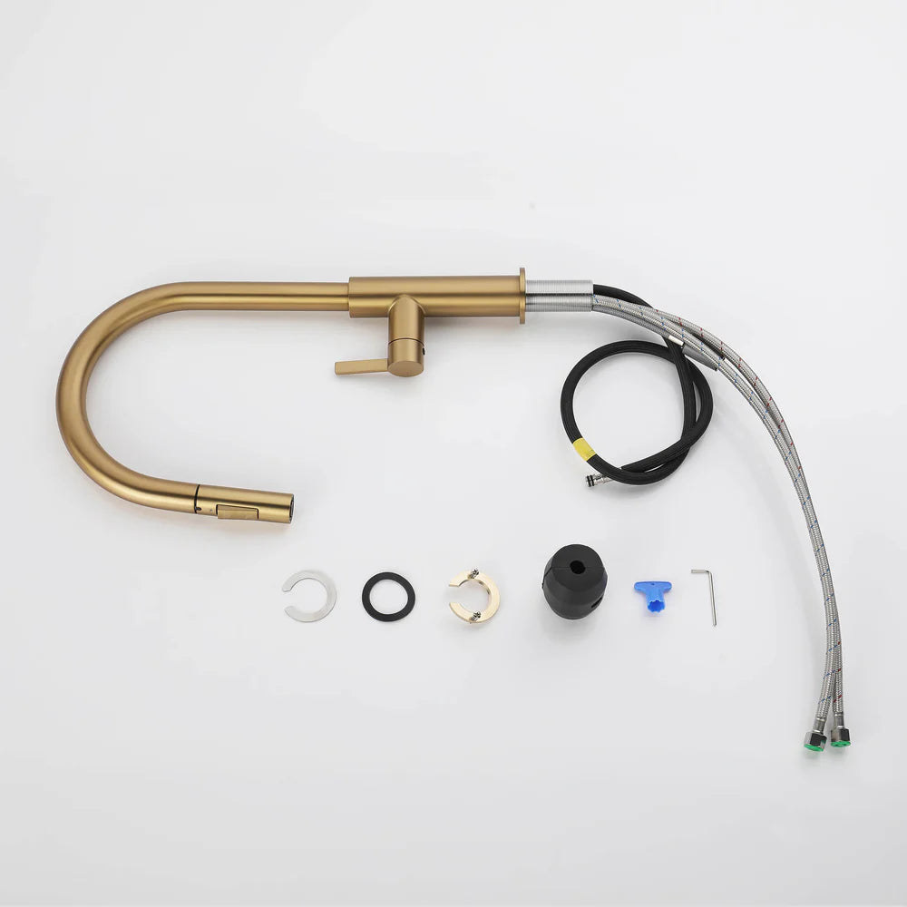 Casa Fixtures - Kitchen Faucet - Neo Single Handle Pull Down Kitchen Faucet (CKF-2019)