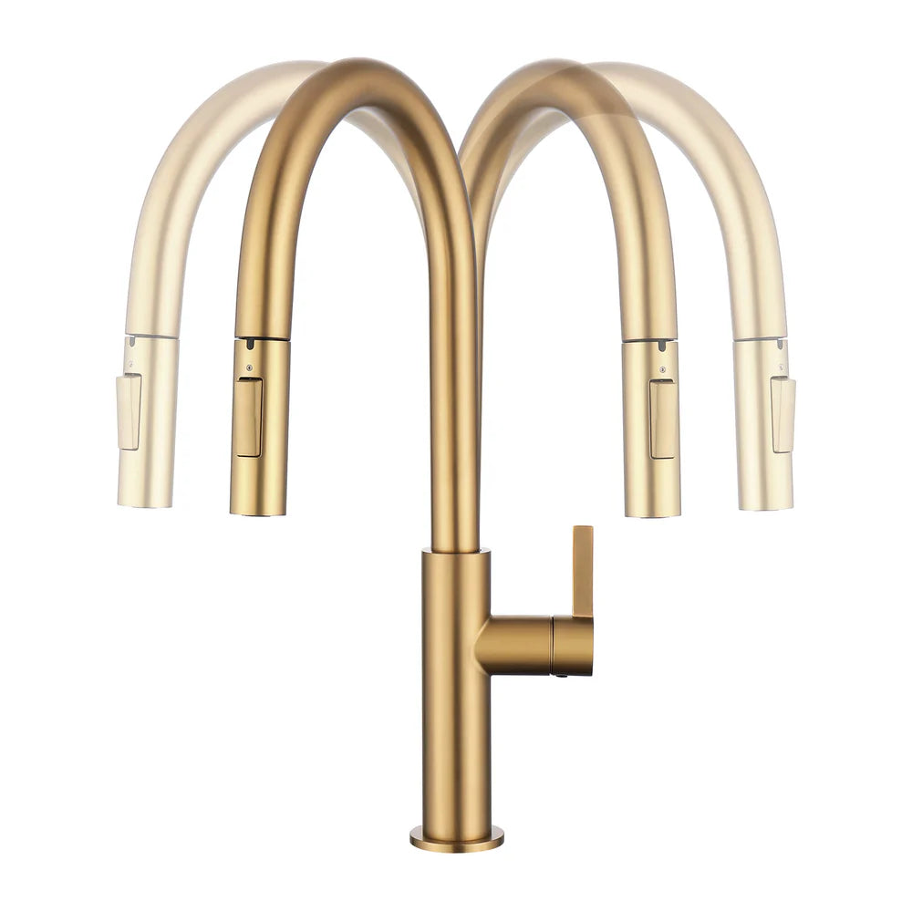 Casa Fixtures - Kitchen Faucet - Neo Single Handle Pull Down Kitchen Faucet (CKF-2019)