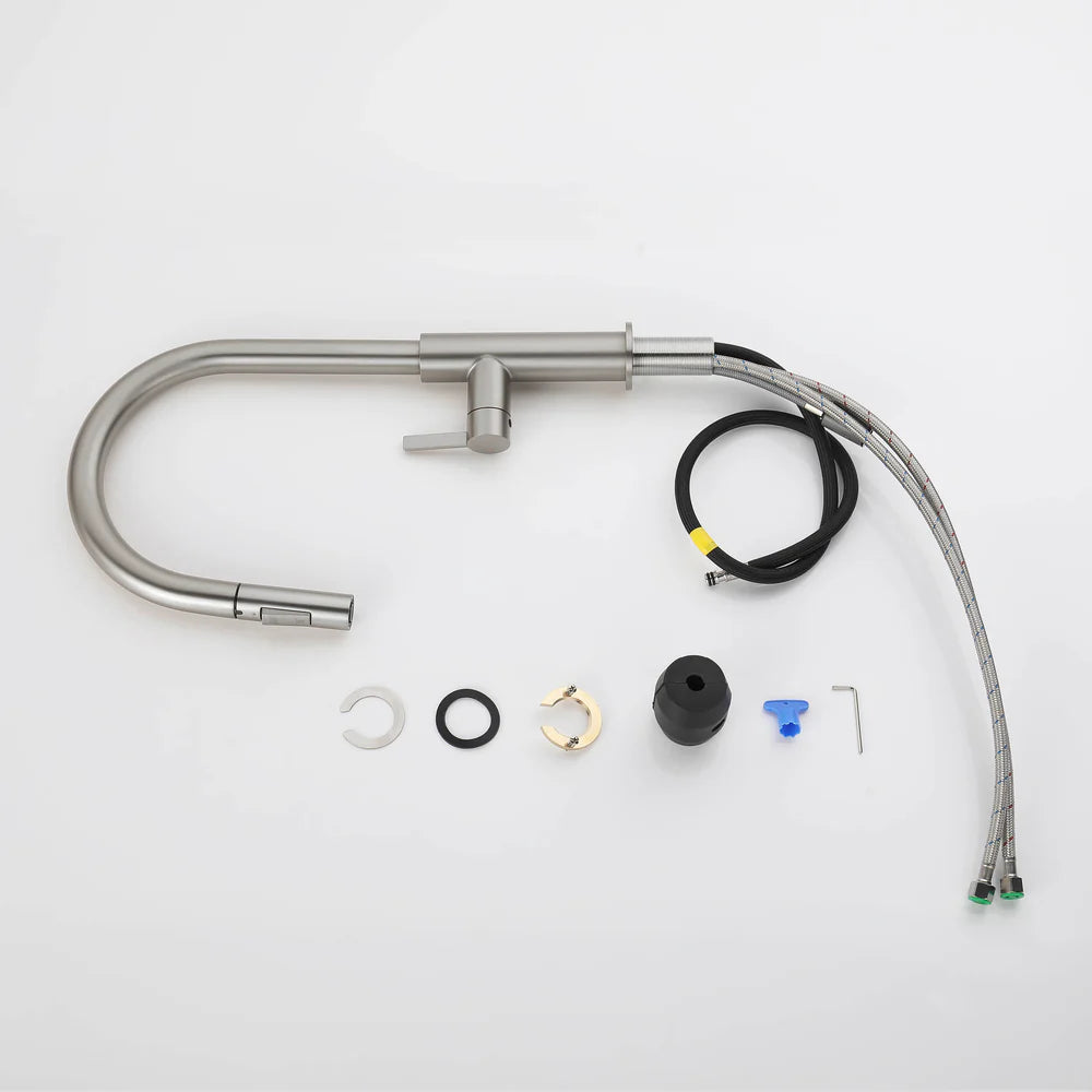 Casa Fixtures - Kitchen Faucet - Neo Single Handle Pull Down Kitchen Faucet (CKF-2019)
