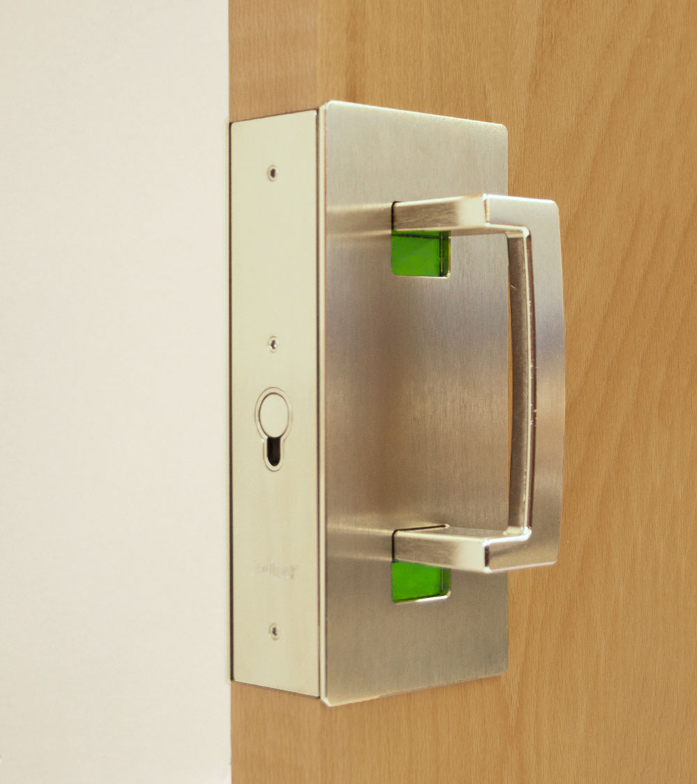 Cavity Sliders - CaviLock CL400 ADA - Privacy Magnetic Pocket Door Pull Handle