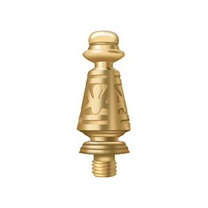 Deltana - Solid Brass Door Finials - Ornate Tip (Each)