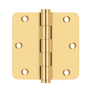 Deltana DSB35-R, DSB35R4-R, DSB35R5-R, DSB4R5-R, Residential, Solid Brass Hinges (Sold as Pair)