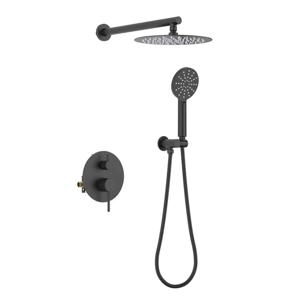 Casa Fixtures - Shower Faucets - Halo Pressure Balanced 2-Function Wall Mount Shower System with Rough-in Valve (CSF-4003)