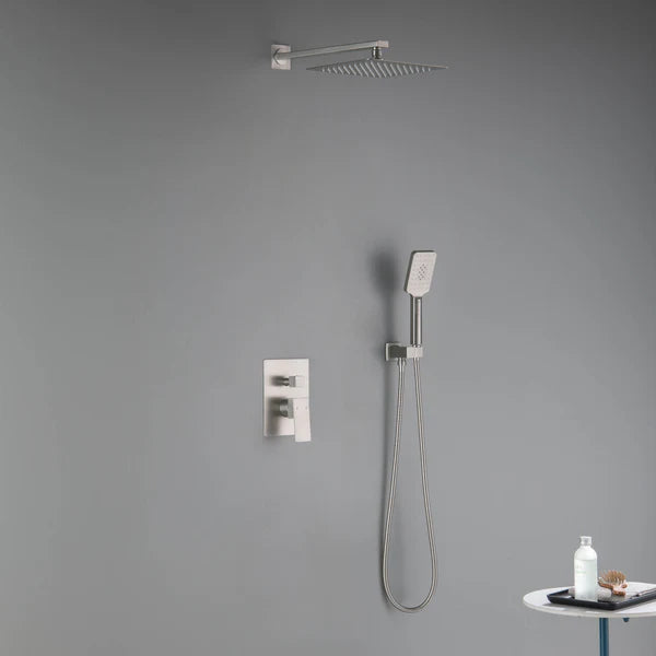 Casa Fixtures - Shower Faucets - Quadra Pressure Balanced 2-Function Wall Mount Shower System with Rough-In Valve (CSF-4005)