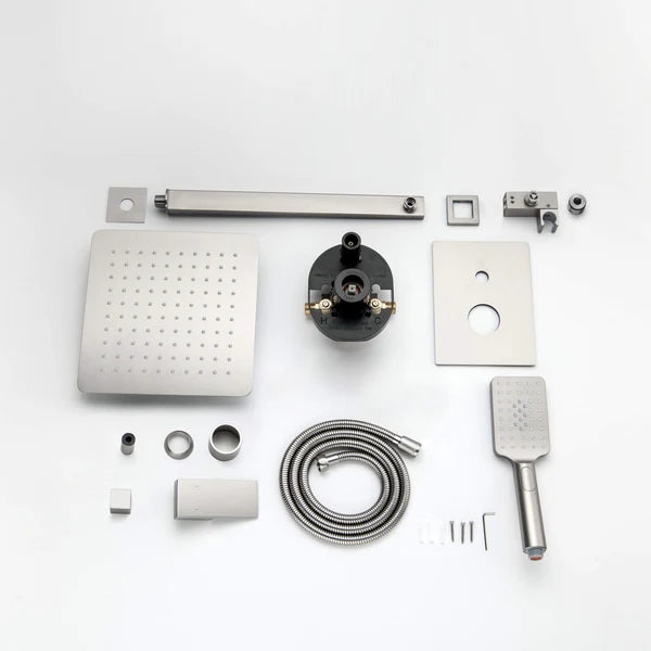 Casa Fixtures - Shower Faucets - Quadra Pressure Balanced 2-Function Wall Mount Shower System with Rough-In Valve (CSF-4005)
