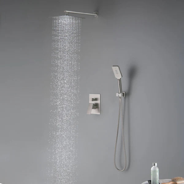 Casa Fixtures - Shower Faucets - Quadra Pressure Balanced 2-Function Wall Mount Shower System with Rough-In Valve (CSF-4005)