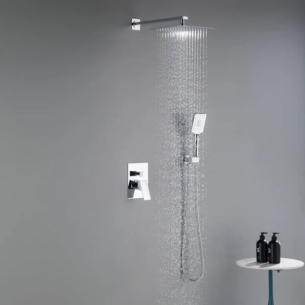 Casa Fixtures - Shower Faucets - Quadra Pressure Balanced 2-Function Wall Mount Shower System with Rough-In Valve (CSF-4005)