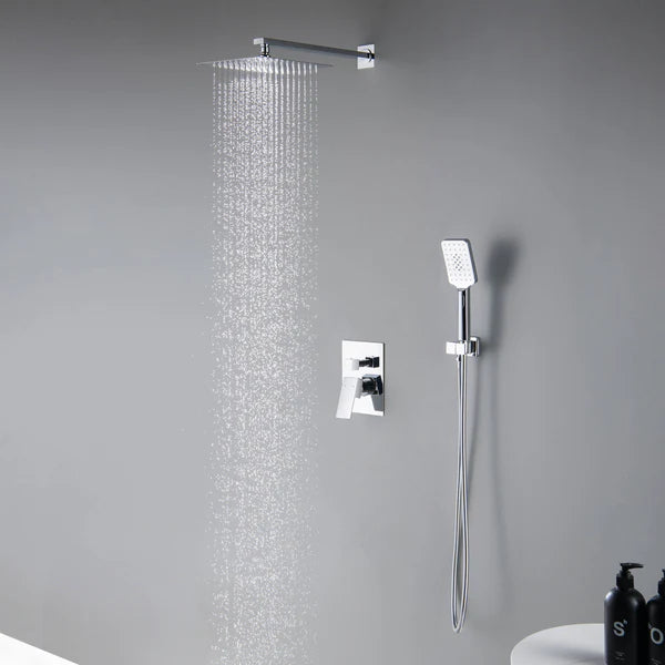 Casa Fixtures - Shower Faucets - Quadra Pressure Balanced 2-Function Wall Mount Shower System with Rough-In Valve (CSF-4005)