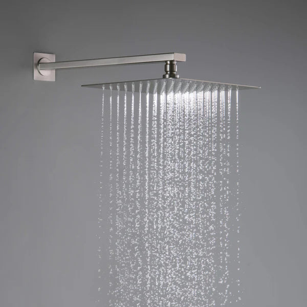 Casa Fixtures - Shower Faucets - Quadra Pressure Balanced 3-Function Wall Mount Shower System with Rough-In Valve (CSF-4006)