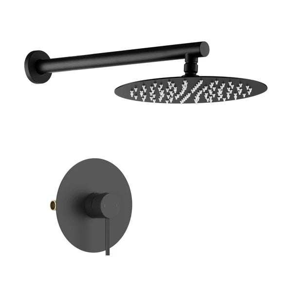 Casa Fixtures - Shower Faucets - Halo Pressure Balanced Single Function Wall Mount Shower System with Rough-In Valve (CSF-4007)