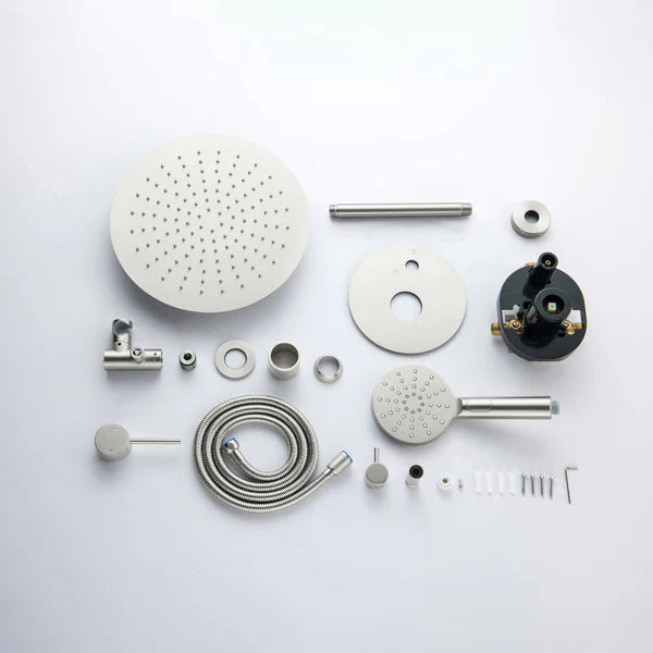 Casa Fixtures - Shower Faucets - Halo Pressure Balanced 2-Function Ceiling Mount Shower System with Rough-in Valve (CSF-4008)