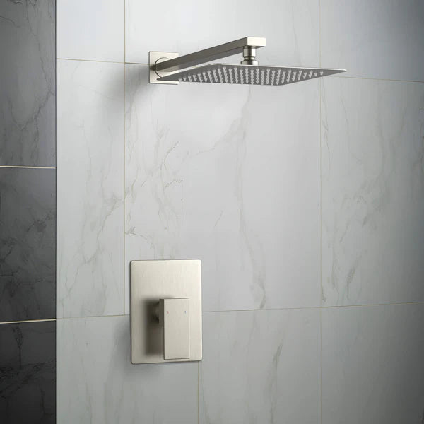 Casa Fixtures - Shower Faucets - Quadra Pressure Balanced Single Function Wall Mount Shower System with Rough-In Valve (CSF-4011)