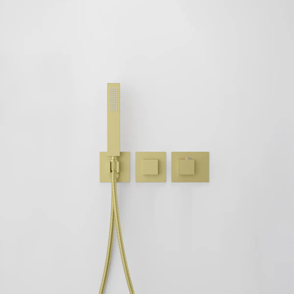 Casa Fixtures - Shower Faucets - Quadra 2-Function Thermostatic Wall Mount Shower System With Rough-in Valve (CSF-4014)
