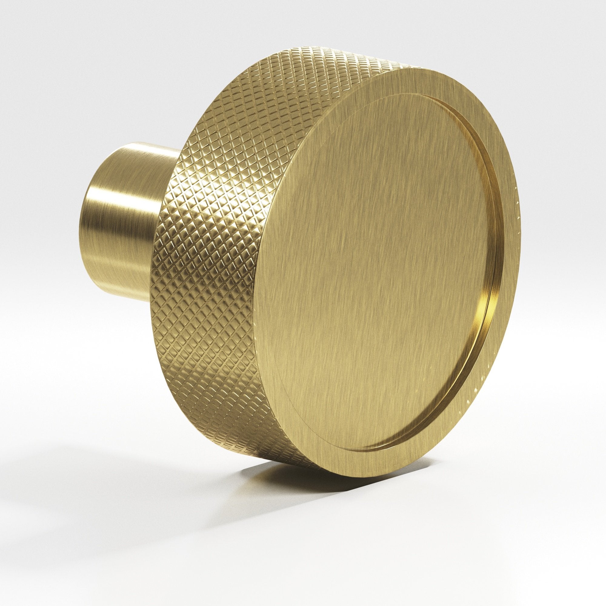 Colonial Bronze 595 Cabinet Knob with Diamond Knurl Accent