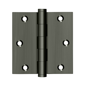 Deltana DSB35-R, DSB35R4-R, DSB35R5-R, DSB4R5-R, Residential, Solid Brass Hinges (Sold as Pair)