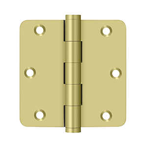 Deltana DSB35-R, DSB35R4-R, DSB35R5-R, DSB4R5-R, Residential, Solid Brass Hinges (Sold as Pair)