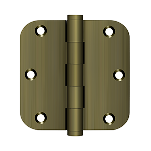 Deltana DSB35-R, DSB35R4-R, DSB35R5-R, DSB4R5-R, Residential, Solid Brass Hinges (Sold as Pair)