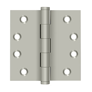 Deltana - Solid Brass Hinges - 4" x 4" Door Hinge Square Corner (Pairs)