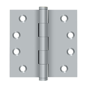 Deltana - Solid Brass Hinges - 4" x 4" Door Hinge Square Corner (Pairs)