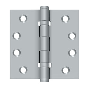 Deltana - Solid Brass Hinges - 4" x 4" Ball Bearing Door Hinge Square Corner (Pairs)