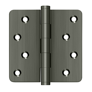 Deltana DSB4-RZ, SDB4R4-RZ, DSB4R5-RZ, Residential 4" x 4" Zig Zag, Solid Brass Hinges (Sold as Pair)