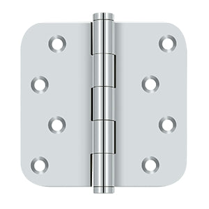 Deltana - Solid Brass Hinges - 4" x 4" Zig Zag Residential Door Hinge 5/8" Radius Corner (Pairs)