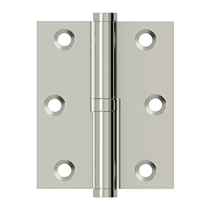 Deltana, DSBLO3025, Lift-Off Hinge, 3" x 2.5", Solid Brass (Each)