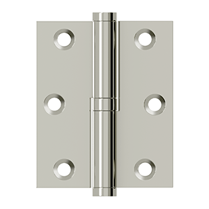 Deltana - Solid Brass Hinges - 3" x 2-1/2" Lift-Off Door Hinge (Each)