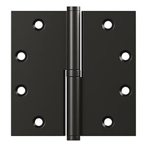 Deltana - Solid Brass Hinges - 4-1/2" x 4-1/2" Lift-Off Door Hinge (Each)