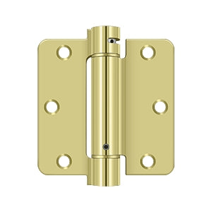 Deltana - Steel Hinges - 3-1/2" x 3-1/2" Single Action Spring Hinge 1/4" Radius Corner (Each)