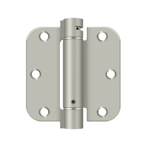 Deltana - Steel Hinges - 3-1/2" x 3-1/2" Single Action Spring Hinge 5/8" Radius Corner (Each)