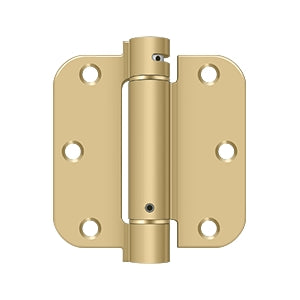 Deltana - Steel Hinges - 3-1/2" x 3-1/2" Single Action Spring Hinge 5/8" Radius Corner (Each)