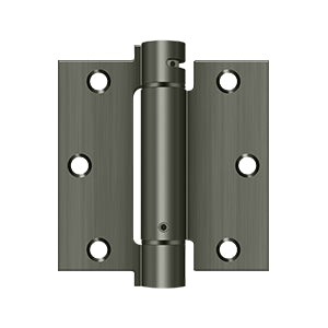 Deltana - Steel Hinges - 3-1/2" x 3-1/2" Single Action Spring Hinge Square Corner (Each)