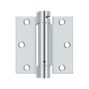 Deltana - Steel Hinges - 3-1/2" x 3-1/2" Single Action Spring Hinge Square Corner (Each)