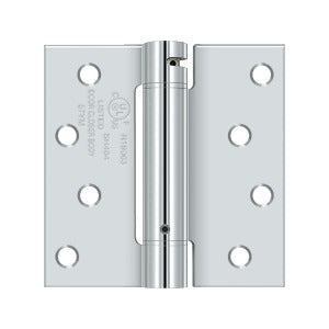 Deltana - Steel Hinges - 4" x 4" Single Action Spring Hinge Square Corner (Each)