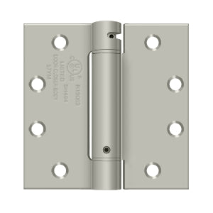 Deltana - Steel Hinges - 4-1/2" x 4-1/2" Single Action Spring Hinge Square Corner (Each)