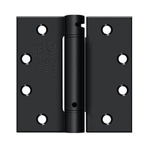 Deltana - Steel Hinges - 4-1/2" x 4-1/2" Single Action Spring Hinge Square Corner (Each)