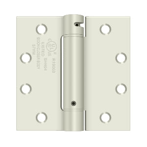 Deltana - Steel Hinges - 4-1/2" x 4-1/2" Single Action Spring Hinge Square Corner (Each)