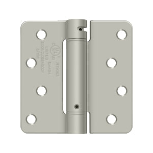 Deltana - Steel Hinges - 4" x 4" Single Action Spring Hinge 1/4" Radius Corner (Each)