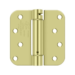 Deltana - Steel Hinges - 4" x 4" Single Action Spring Hinge 5/8" Radius Corner (Each)