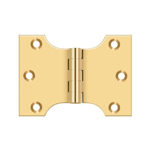 Deltana - Solid Brass Hinges - 3" x 4" Parliament Door Hinge (Pairs)