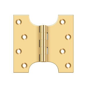 Deltana - Solid Brass Hinges - 4" x 4" Parliament Door Hinge (Pairs)