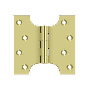 Deltana - Solid Brass Hinges - 4" x 4" Parliament Door Hinge (Pairs)