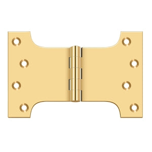 Deltana - Solid Brass Hinges - 4" x 6" Parliament Door Hinge (Pairs)