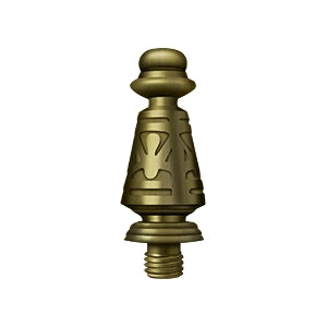 Deltana - Solid Brass Door Finials - Ornate Tip (Each)