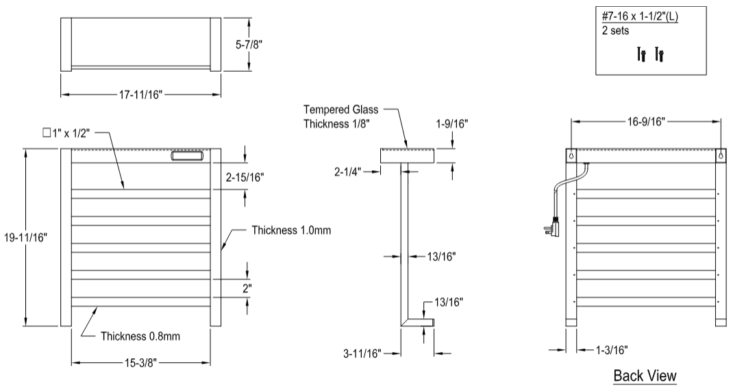 Kingston - Towel Warmer -  Markus DTC18203 Wall Mount Plug-In Towel Warmer