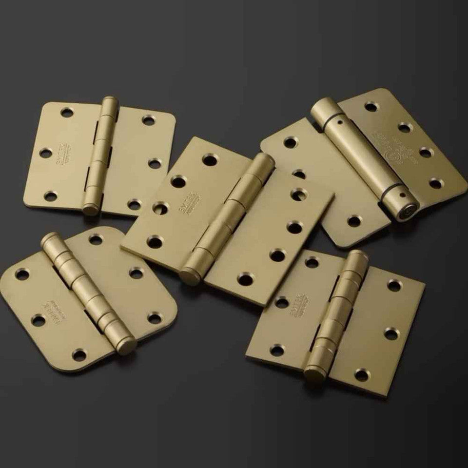 Emtek - Solid Brass Hinges - Residential Duty Plain Bearing Hinges (Pairs)