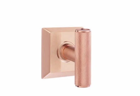 Emtek - Studio Brass - The Ace Knurled Knob - Passage