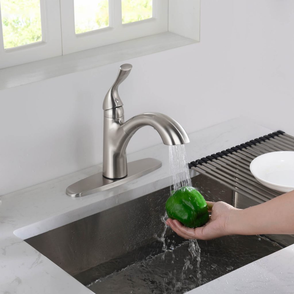 KIBI - Single Handle Pull Down Kitchen Faucet - F103